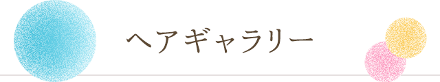 ヘアギャラリー